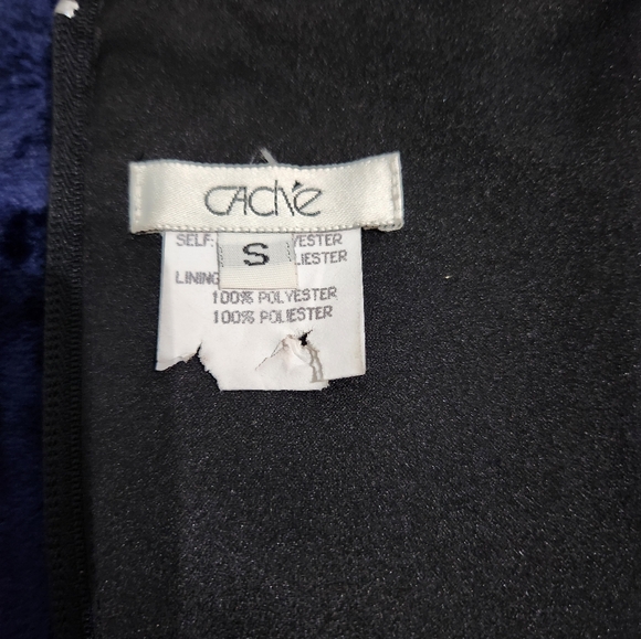 Cache Vintage formal heavy satin/sequin corset top and mermaid skirt sm/med - Picture 8 of 12